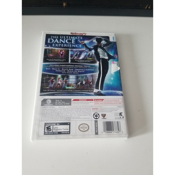 Ubisoft Nintendo Wii Michael Jackson The Experience just dance game - Picture 2 of 4